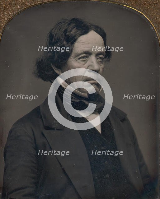 Elderly Man with Dark Hair, 1850s. Creator: Unknown.