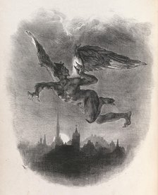 Faust, 1828., 1828. Creator: Eugene Delacroix.