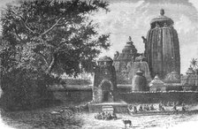 'The Black Pagoda near the Temple of Juggernath; Notes on the Ancient Temples of India', 1875. Creator: Unknown.