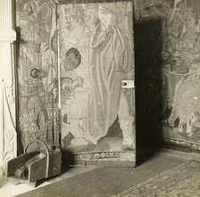 Kelmscott Manor: In the Tapestry Room, 1896. Creator: Frederick Henry Evans.