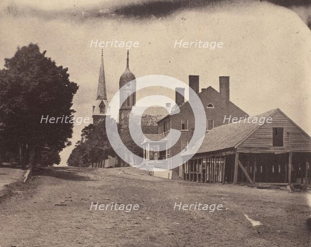 Second Corps Hospital, Washington, D.C., ca. 1863. Creator: Mathew Brady.