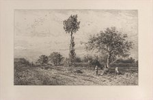 Landscape, 1864. Creator: Charles Emile Jacque.