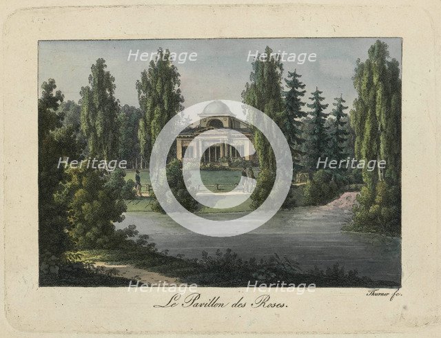 The Rose Pavilion in Pavlovsk Park, 1810s. Creator: Thurner (active first quarter of the 19th century).