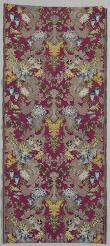 Length of Silk Brocade, 1700-1750. Creator: Unknown.