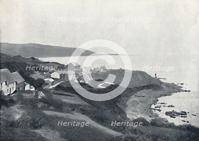 'Coverack - The Cove and Village', 1895. Artist: Unknown.