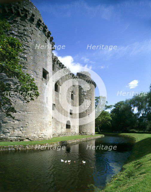 Nunney Castle, c1990-2010. Artist: Unknown.