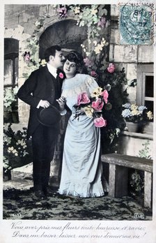 French romantic postcard, c1900. Artist: Unknown