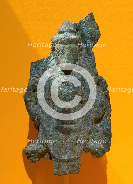 Fragment of a Tableau with Avatars of Vishnu, Pala period, 9th/10th century. Creator: Unknown.