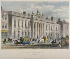 North view of East India House, Leadenhall Street, City of London, 1850. Artist: Sir William Wallace