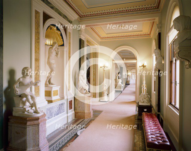 Grand Corridor, Osborne House, c1990-2010. Artist: Nigel Corrie.