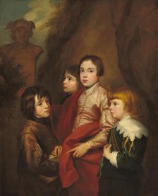 Group of Four Boys, probably mid 17th century. Creator: Anthony van Dyck.