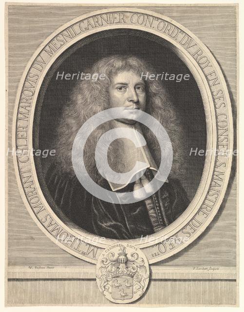 Portrait of the Marquis du Mesnilgarnier, 17th century. Creator: Pierre Lombart.