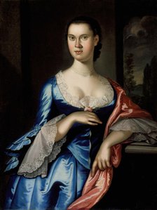Portrait of Elizabeth Chew Smith, 1762. Creator: Johan Hesselius.