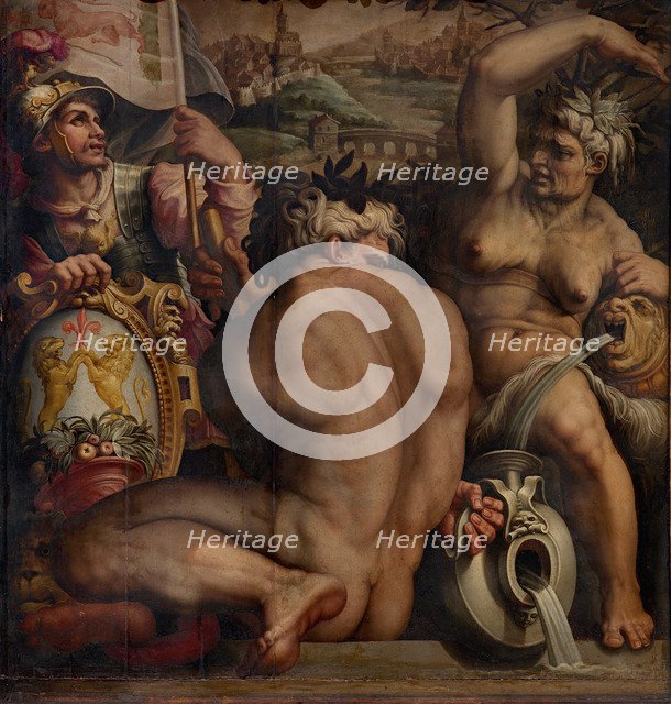 Allegory of Casentino, 1563-1565. Artist: Vasari, Giorgio (1511-1574)