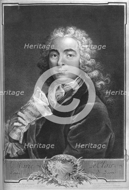 Jean-Marie Leclair the Elder, Baroque violinist and composer. Artist: Unknown