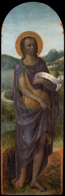 Saint John the Baptist, c.1490-1495. Creator: Foppa, Vincenzo (active 1456-1516).