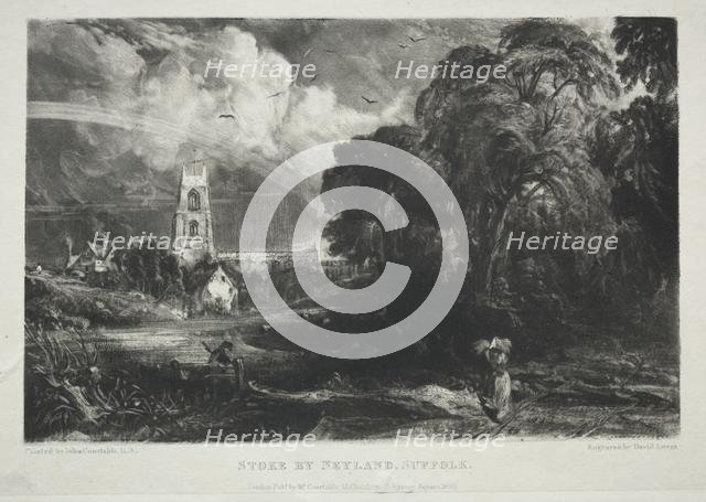 Various Subjects of Landscape, Characteristic of English Scenery...Stoke by Neyland, Suffolk, 1830. Creator: David Lucas (British, 1802-1881).