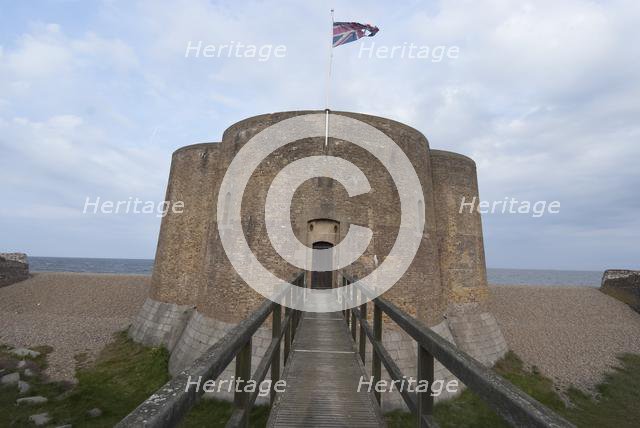 Martello Tower, Aldeburgh, Suffolk, England, UK, 25/5/10. Creator: Ethel Davies.