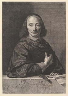 Antoine Vitre, typrographe du roi. Creator: Jean Morin.