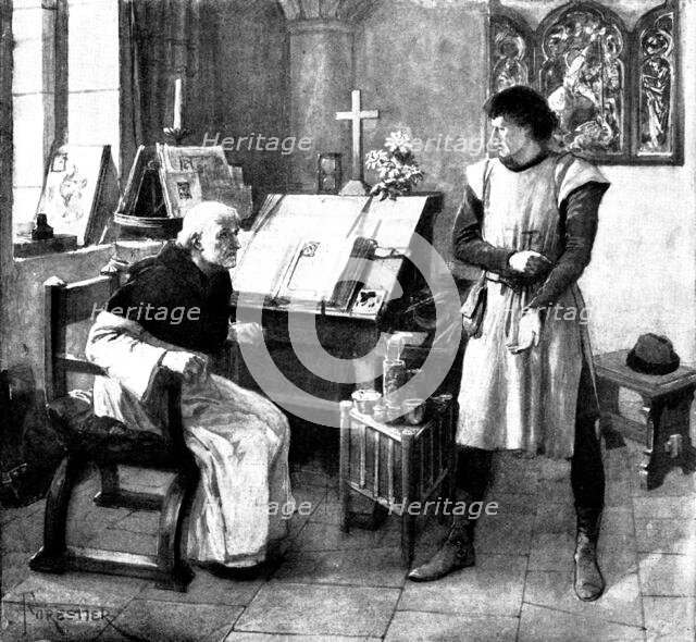 The Lepers' Window: "He knows it not himself, yet...I saw the mark itself within his arm", 1898. Creator: Unknown.