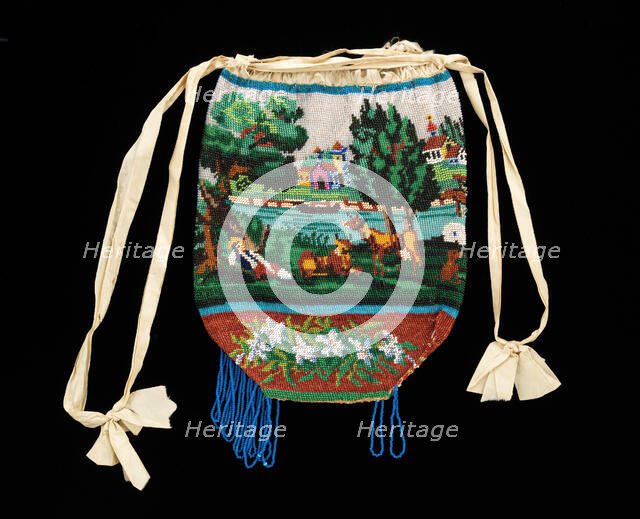 Pouch, American, 1820-40. Creator: Unknown.