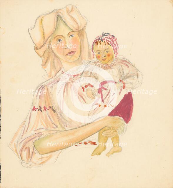 Mother with child, 1940/1944. Creator: Ján Novák.