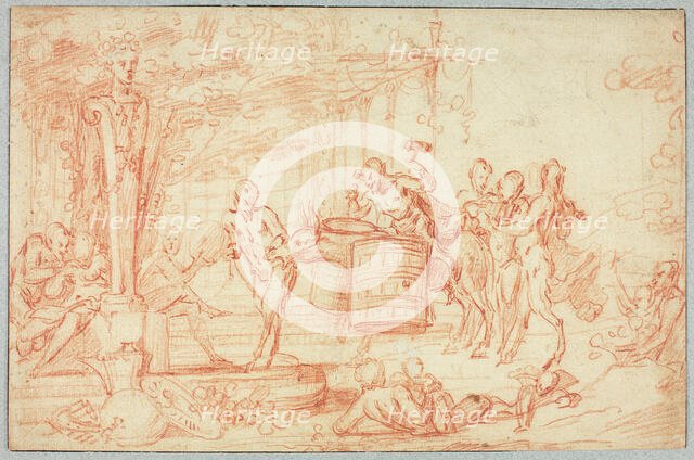 Bacchanal, n.d. Creator: Claude Gillot.