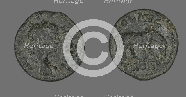 Coin Portraying Emperor Caracalla, 198-217 CE. Creator: Unknown.