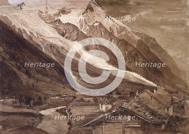 The Glacier des Bossons, Chamonix, June 1849. Artist: John Ruskin.