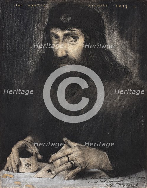 The three-card Monte player, 1897.