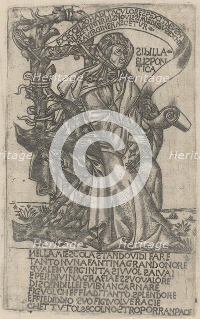 Hellespontine Sibyl, early 15th century. Creator: Unknown.