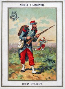 French Foreign legionnaire, c1900. Artist: Unknown