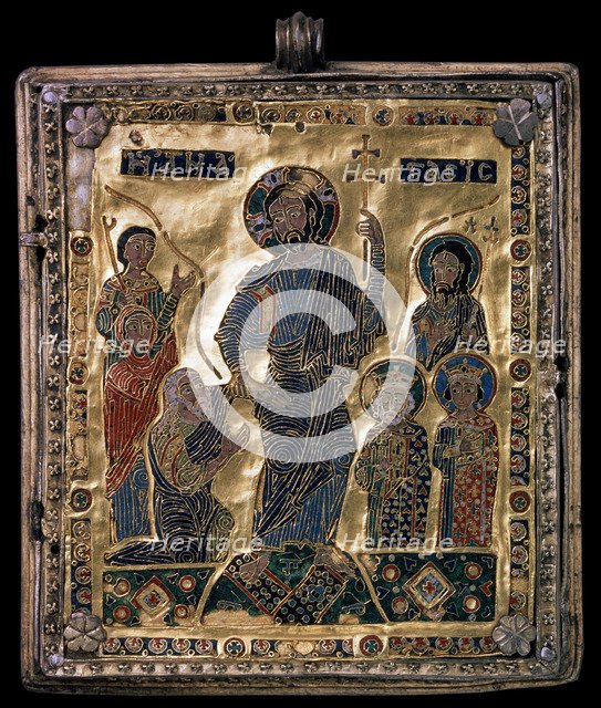 'The Descent into Hell', 12th century.  Artist: Byzantine Master