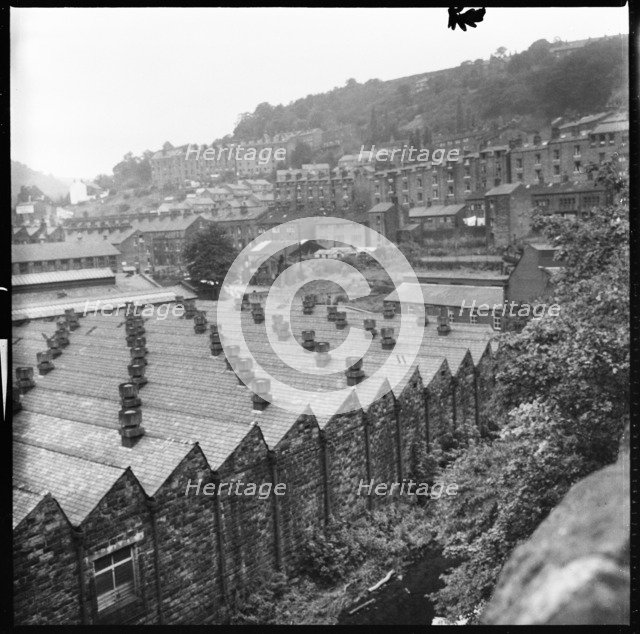 Hebden Works, Valley Road, Hebden Bridge, Calderdale, West Yorkshire, 1966-1974. Creator: Eileen Deste.