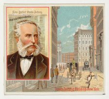 Oswald Ottendorfer, New Yorker Staats-Zeitung, from the American Editors series (N35) for ..., 1887. Creator: Allen & Ginter.