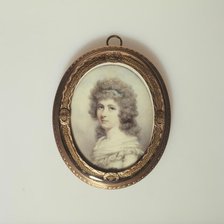 Portrait of a young woman, c1800. Creator: George Engleheart.
