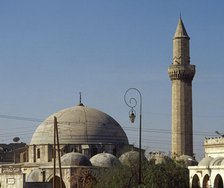 Exterior of mosque, Aleppo, Syria, 2001. Creator: LTL.