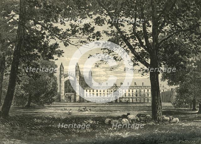 'King's College from "The Backs"', 1898. Creator: Unknown.