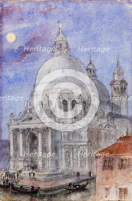 Santa Maria Della Salute, Venice, 1933. Creator: Cass Gilbert.
