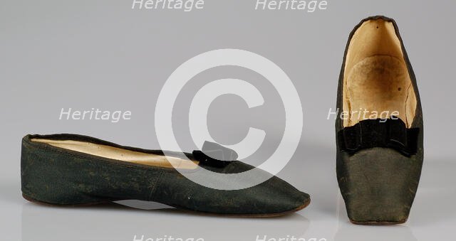 Slippers, American, 1835-50. Creator: Unknown.