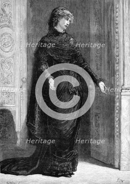 Mdlle. Sarah Bernhardt as Gilberte, in "Frou-Frou," at the Gaiety Theatre, 1880. Creator: William James Palmer.