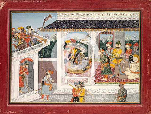 Illustration to the Tenth and Eleventh Book of Purana, c. 1830. Creator: Unknown.