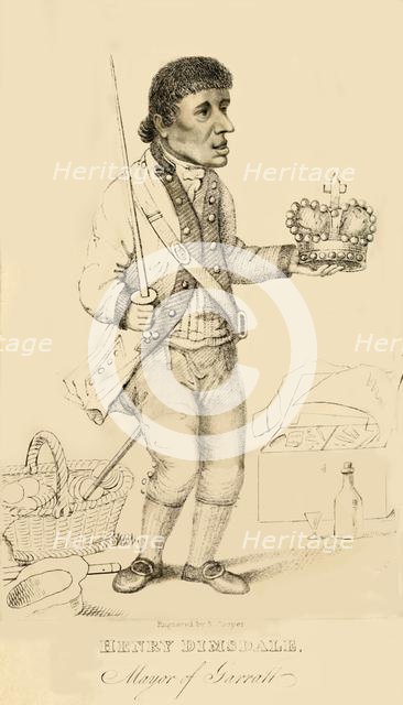 'Henry Dimsdale, Mayor of Garratt', 1821. Creator: Robert Cooper.