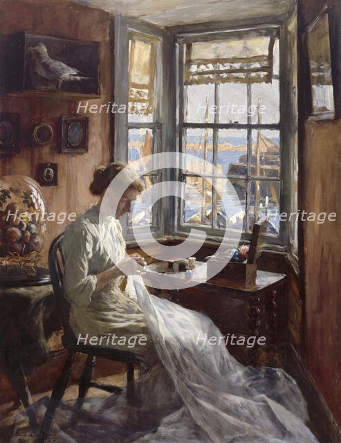 The Harbour Window, 1910. Creator: Stanhope A Forbes.