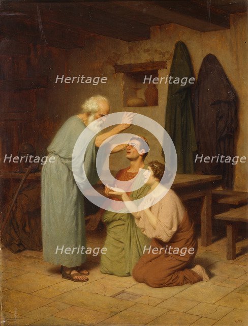 Be blessed!, 1900. Artist: Bakalowicz, Stepan Vladislavovich (1857-1947)