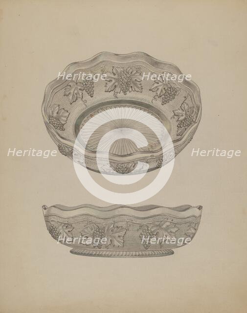 Dish, c. 1940. Creator: Henry Moran.