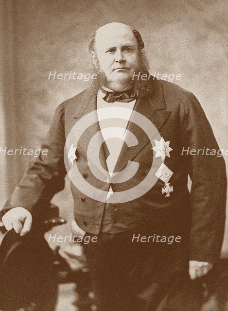 Portrait of Mayer Carl von Rothschild (1820-1886), 1886. Creator: Anonymous.