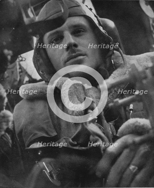 Bomber Command pilot, 1941. Artist: Unknown.