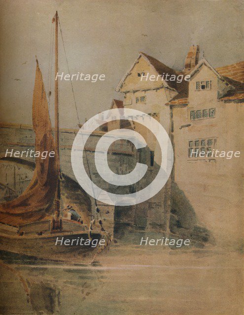 'Fye Bridge, Norwich', c1835, (1938). Artist: John Thirtle.