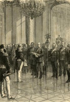 'Versailles, 1871: Proclaiming King William Emperor of Germany', 1890.   Creator: Unknown.